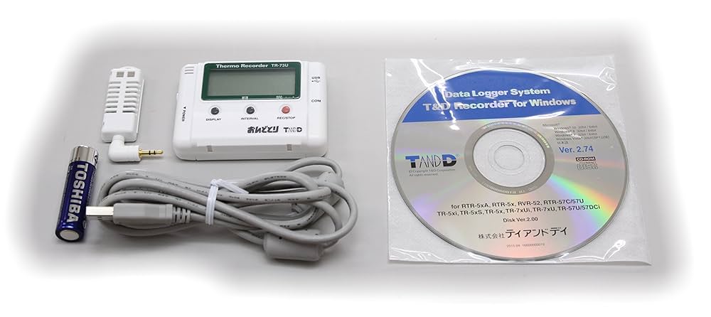 Amazon | T&D 温湿度・大気圧データロガー おんどとり TR-73U